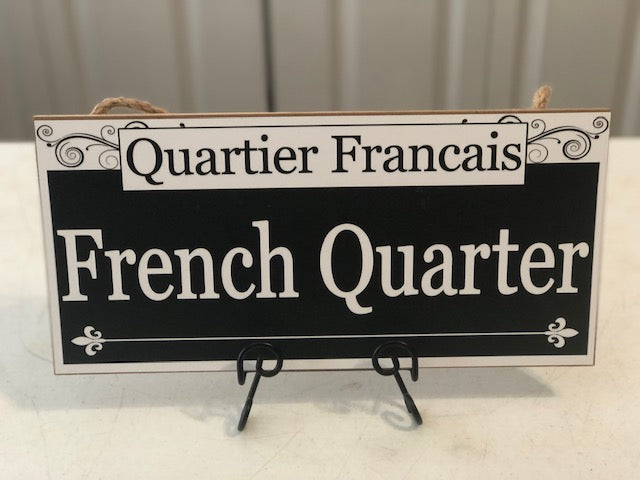French Quarter Sign – Nancy's Corner Gift Baskets