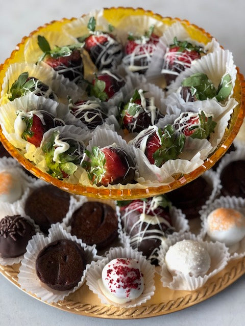 Fruit Baskets, Baked Goodies, Chocolate dipped Strawberries