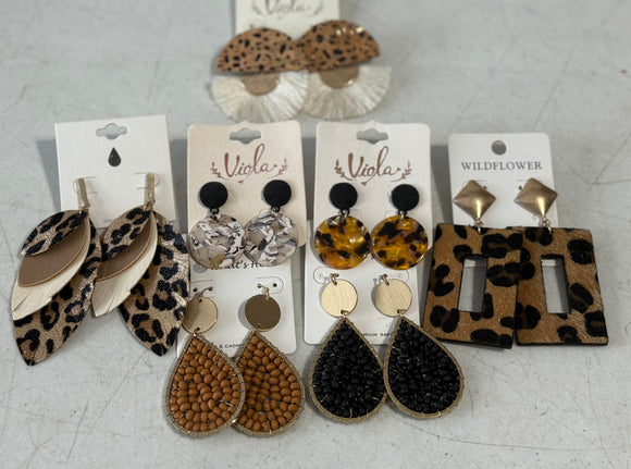 Animal print Earrings!