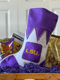 LSU Christmas Stocking Basket