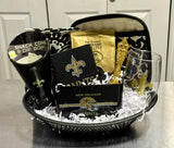 Black and Gold Game Day Basket!