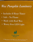 A LSU Wax Pumpkin Luminary!