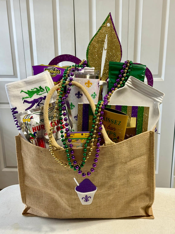 Mardi Gras Box of Goodies! – Nancy's Corner Gift Baskets