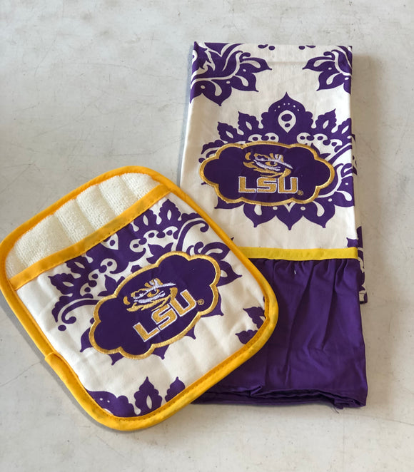 LSU hand towel & mitt