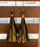 Sale: Tinsel Tassel Black and Gold