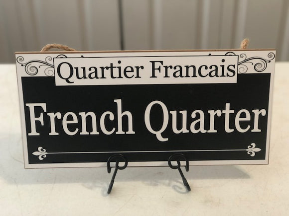 French Quarter Sign