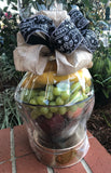A - Apples, Oranges, Grapes!  We make fruit baskets!