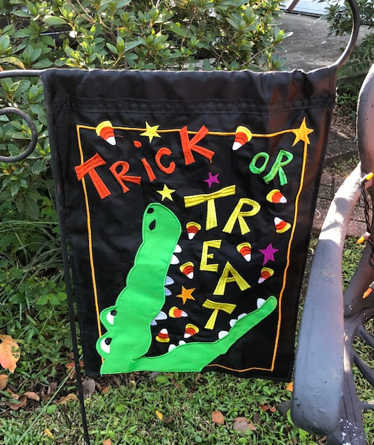 Halloween Trick or Treat Flag