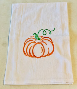Pumpkin hand towel