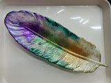 Mardi Gras Feather Tray