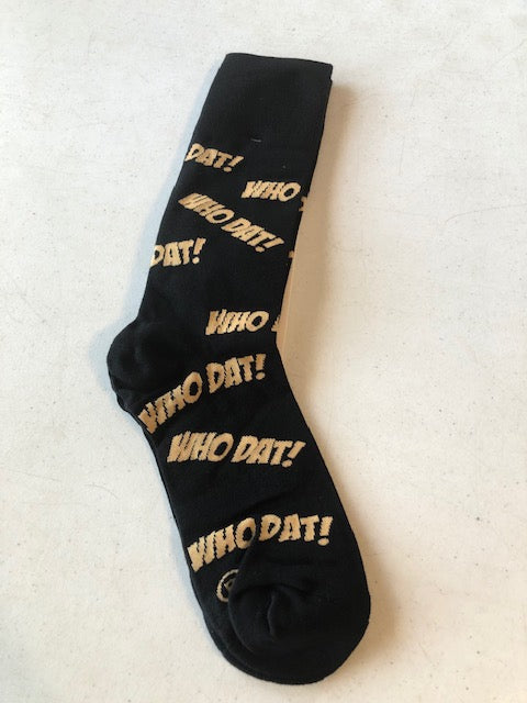 Socks  WHO DAT! (Mens)